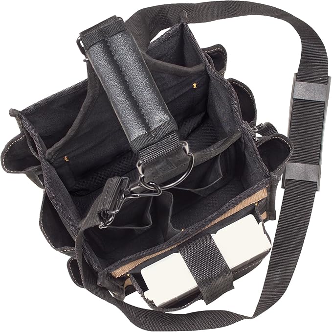 Custom Leathercraft 1526 25 Pocket Electrical and Maintenance Tool Carrier - Image 2