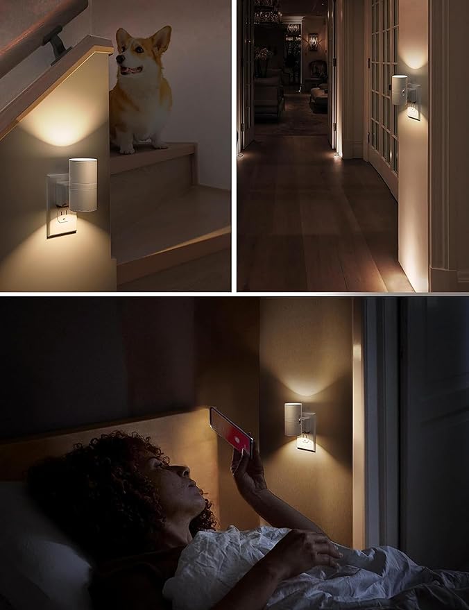 L LOHAS LED Night Light Plug in, Night Lights Plug into Wall, Light Sensor - Image 5