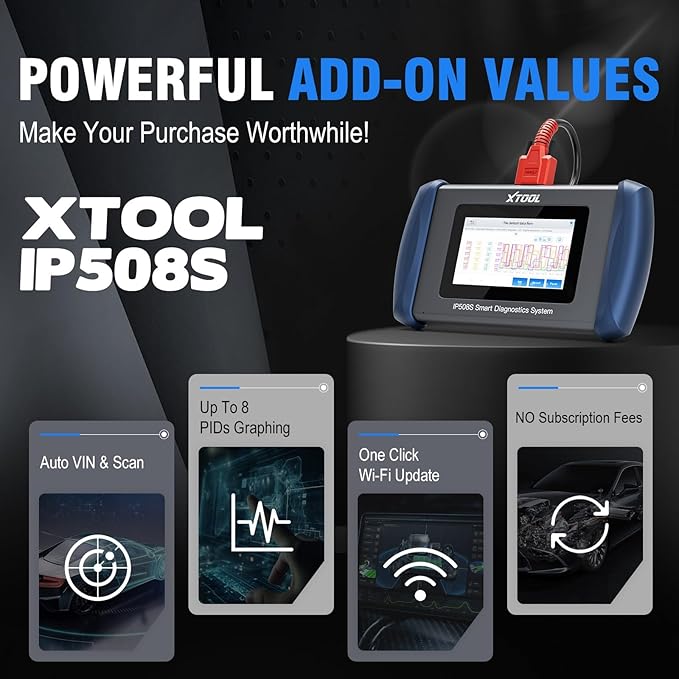 OBD2 Scanner Diagnostic Tool XTOOL IP508S: Code Reader - Image 8