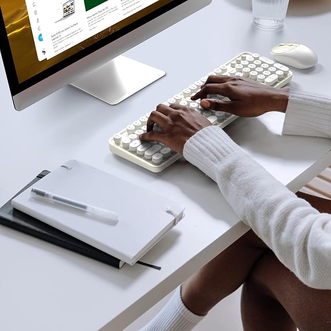 MOFII Wireless Keyboard and Mouse Combo, Computer Full Size 2.4G Plug and Play - Image 6