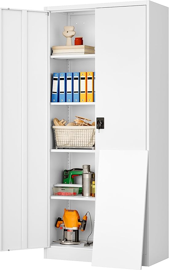 SISESOL Wide & Deep Metal Storage Storage Cabinet by SISESOL
