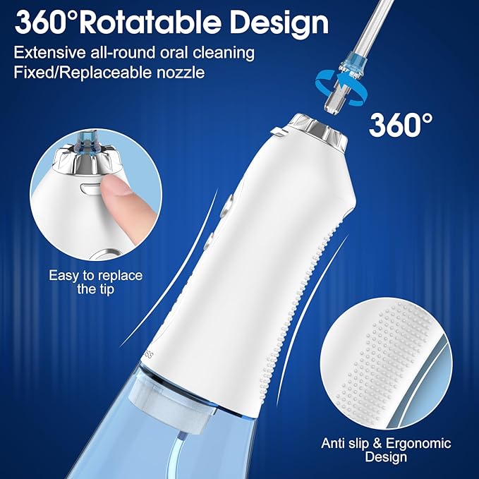 H2ofloss Water Dental Flosser Portable Dental Oral Irrigator - Image 4