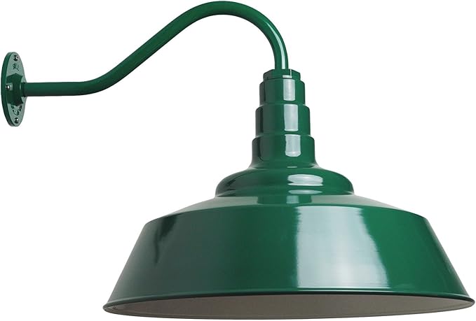 Steel Lighting Co. Large Outdoor Barn Light | Gooseneck Light Fixture | Made in by SteelLightingCo
