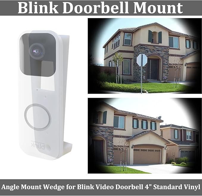 TEYOUYI Vinyl Siding Mount for Blink Doorbell, Angle Mount Wedge for Blink - Image 5