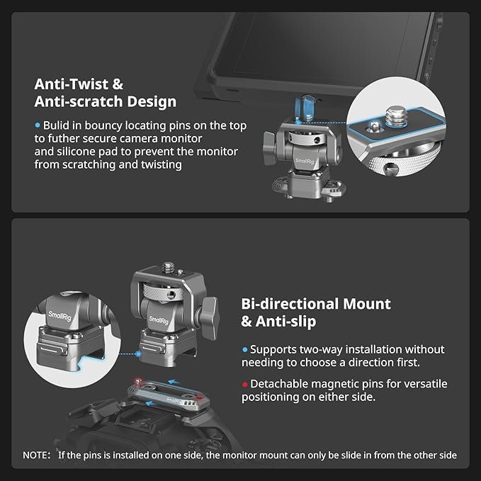 SMALLRIG Quick Release Camera Monitor Mount - Image 2