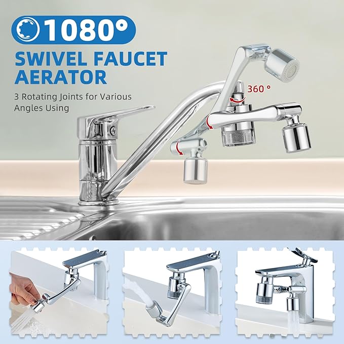 CECEFIN Water-Filter for Sink-Faucet Extender-Aerator - Image 3