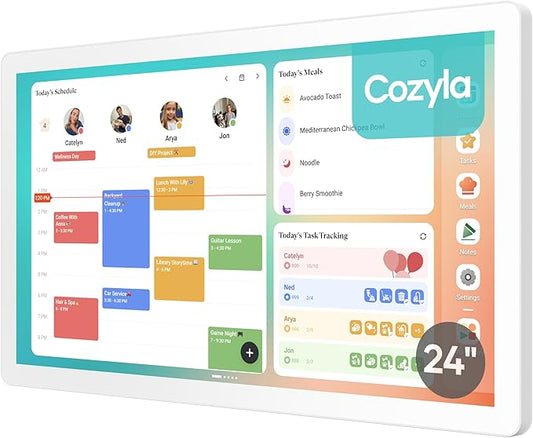 Cozyla Digital Calendar+ 2: 24 inch Wall Planner Touch Screen Chore Chart by Cozyla