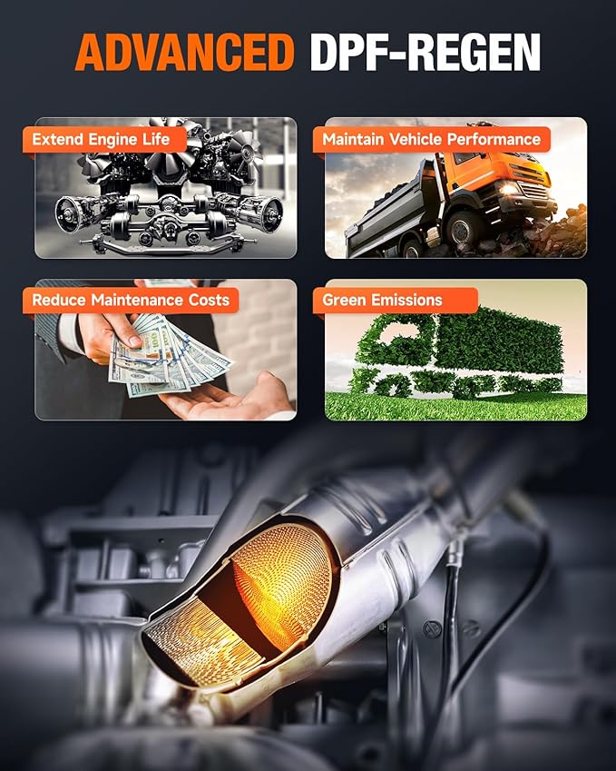 ANCEL HD3400 Pro Heavy Duty Truck Scanner | DPF Regeneration, Lifetime Free - Image 2
