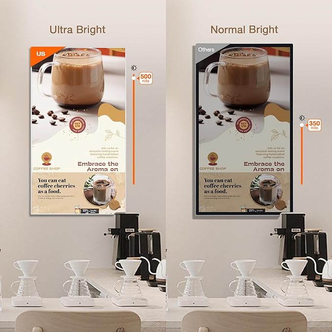 Canlarriz Digital Signage Display 100 inch Wall Mount Digital Menu Board - Image 3