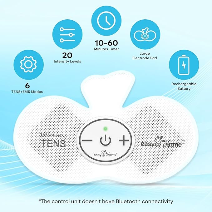 Easy@Home Rechargeable Compact Wireless TENS Unit - Image 2