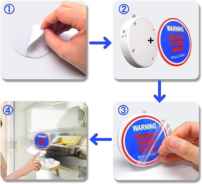 EVA LOGIK Modern Ultra-Thin Window Alarm - Image 8