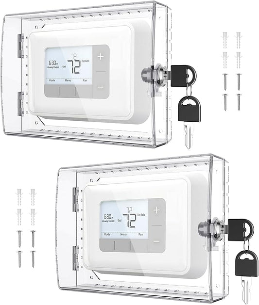 AUURIO 2 PCS Upgraded Thermostat Lock Box by Smallbrandbigimpact%E2%80%94makingeverydaylifesurprisinglybetter