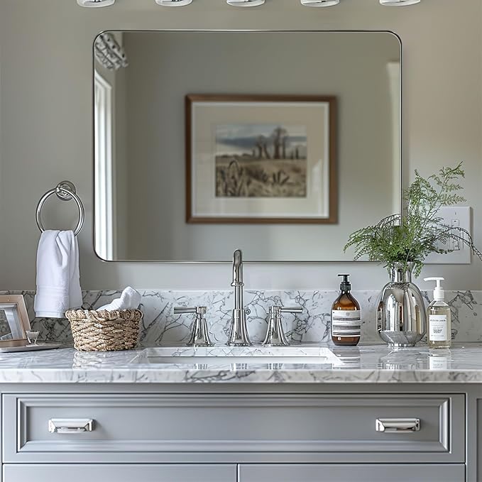ANDY STAR Chrome Bathroom Mirrors by ANDYSTAR