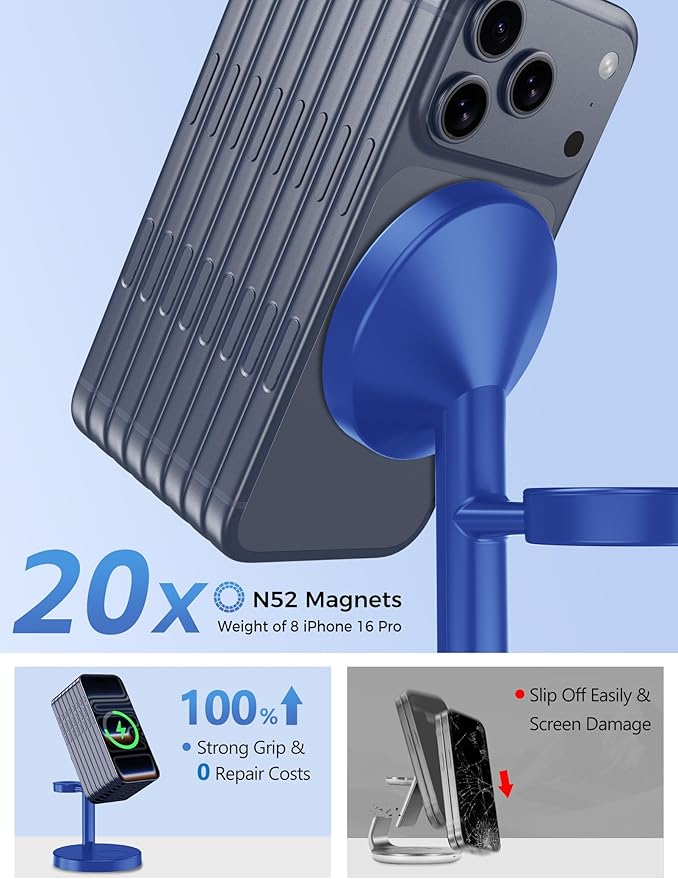 Aeinidi 2026 3 in 1 Wireless Charging Station Compatible - Image 4