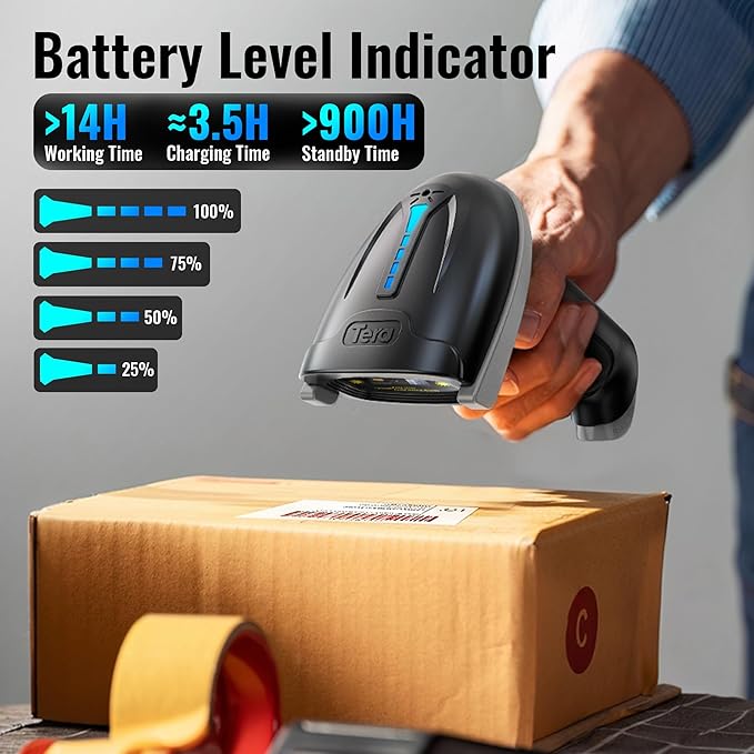 Tera Barcode Scanner Wireless Versatile 2-in-1 - Image 2