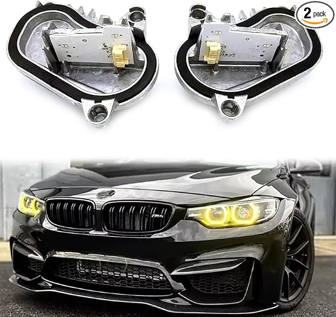 SOCAL-LED LIGHTING Yellow Angel Eye Daytime Running Light DRL Non-Adaptive by SOCAL-LEDLIGHTING