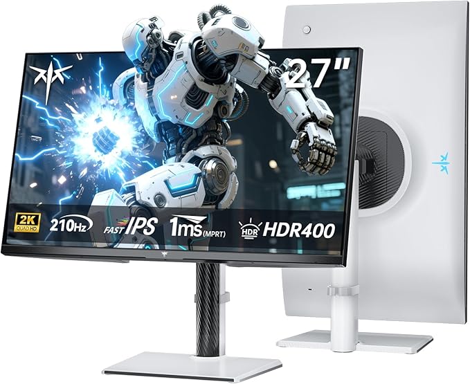 KTC Gaming Monitor 27 Inch | 2K@200Hz | Built-in Speakers | Fast IPS Panel | by KTC