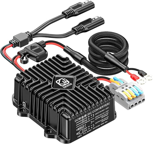 Kewig 400W 32A 12V Golf Cart 48V-120V to 12V Converter Voltage Regulator by KEWIG