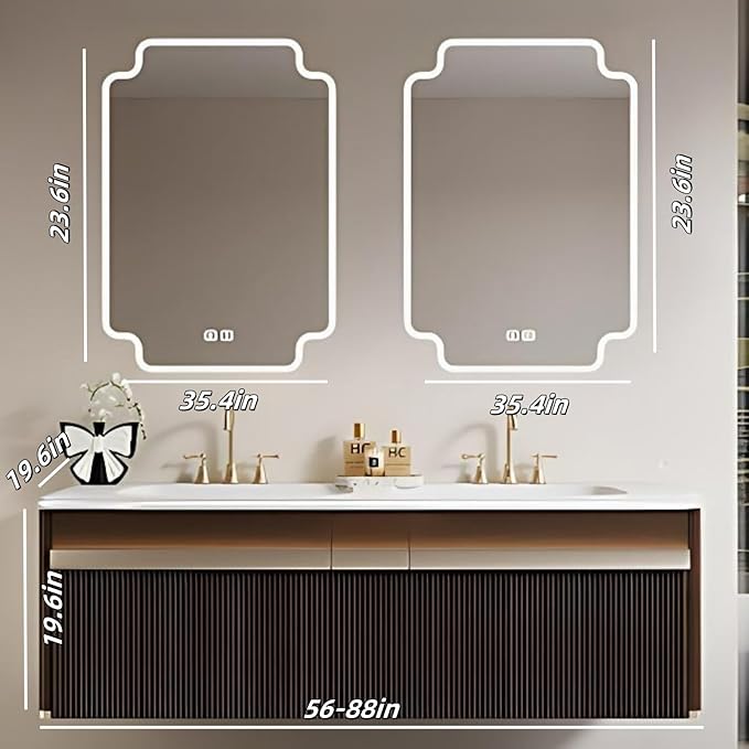 Bathroom Vanity with Double Sink - Image 2