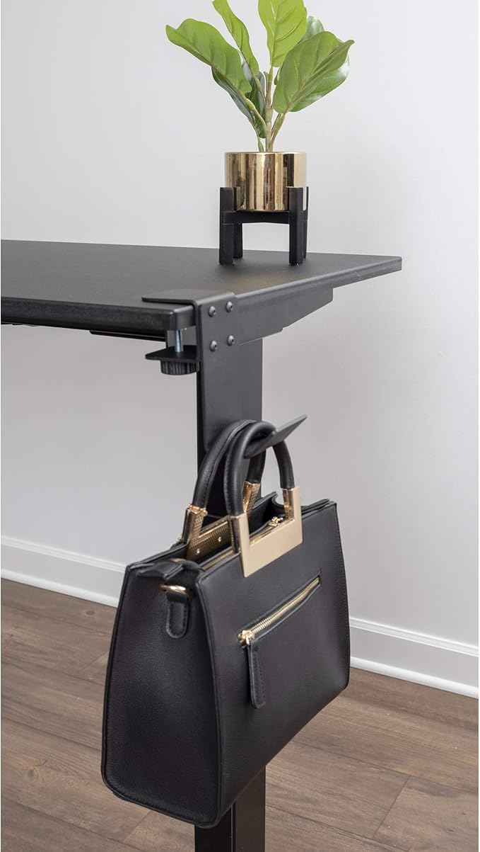 Stand Up Desk Store Clamp-On Under Desk Headphone Hanger, Backpack Hook - Image 4
