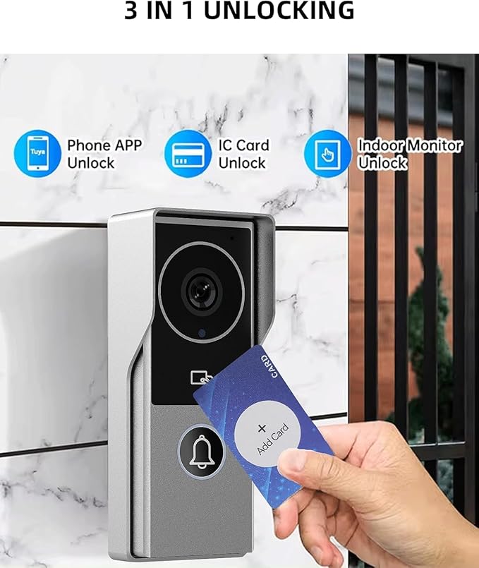 ANJIELO SMART Wired Video Intercom System, Video Doorbell Door Phone System - Image 2