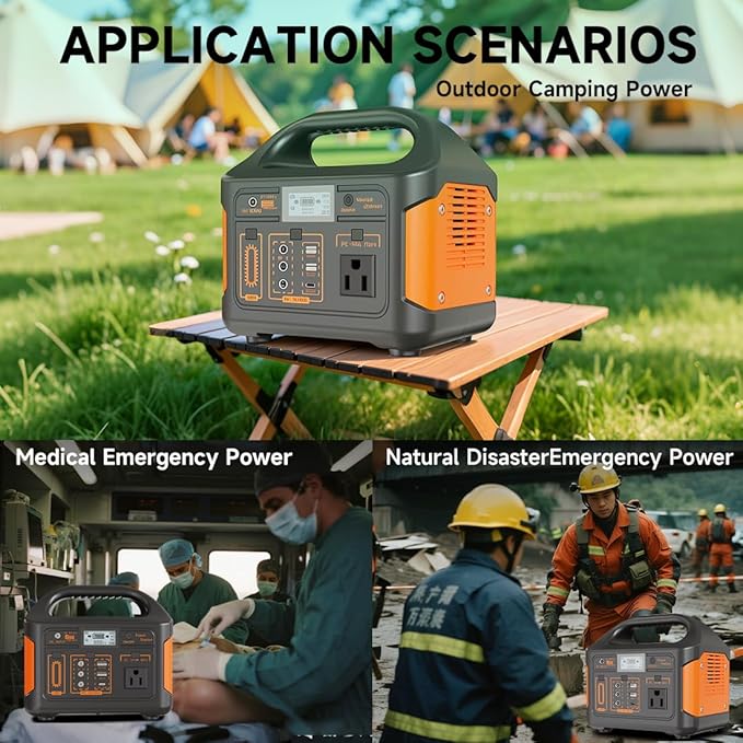 KAIYUEKJ Portable Power Station 256Wh LiFePO4 Battery, 300W Backup Lithium - Image 5