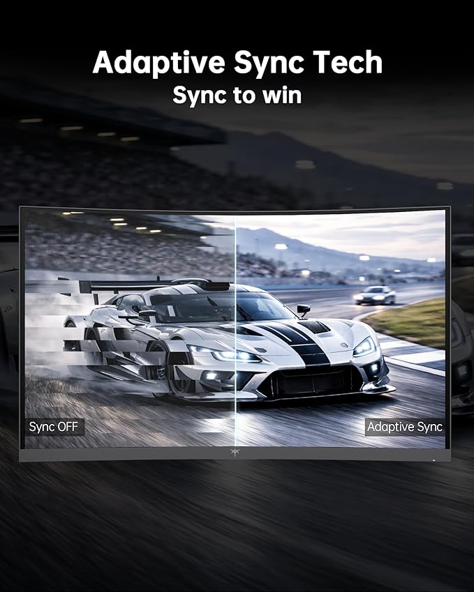 KTC 24 Inch Curved 240Hz Gaming Monitor, FHD 1500R Curved Computer Monitor 1080P - Image 4