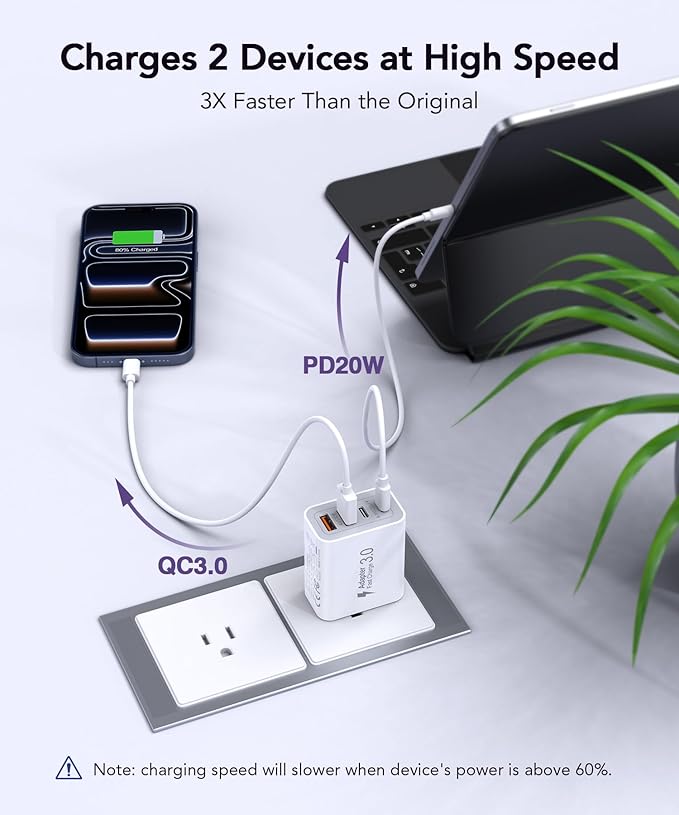 40W USB C Charger Block, Samsung Galaxy - Image 3
