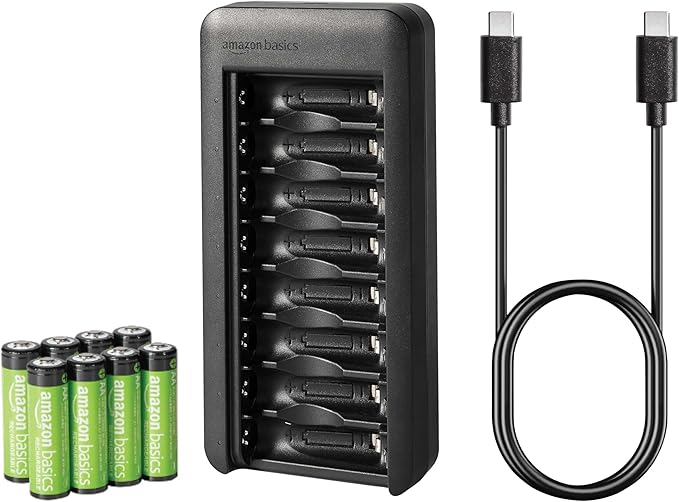 Amazon Basics Rechargeable AA NiMh Batteries by AmazonBasics