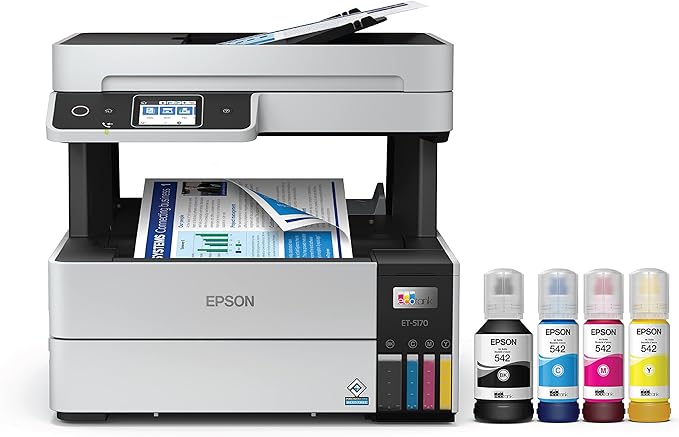Epson EcoTank Pro ET-5170 Wireless Color All-in-One Supertank Printer by Epson