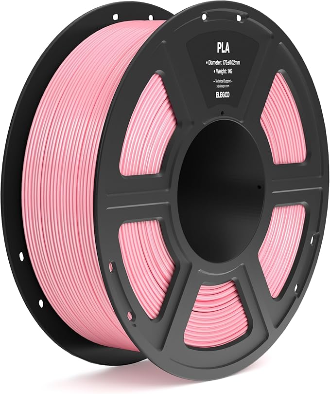 ELEGOO PLA Filament 1.75mm Pink 1KG, 3D Printer Filament Dimensional Accuracy by ELEGOO