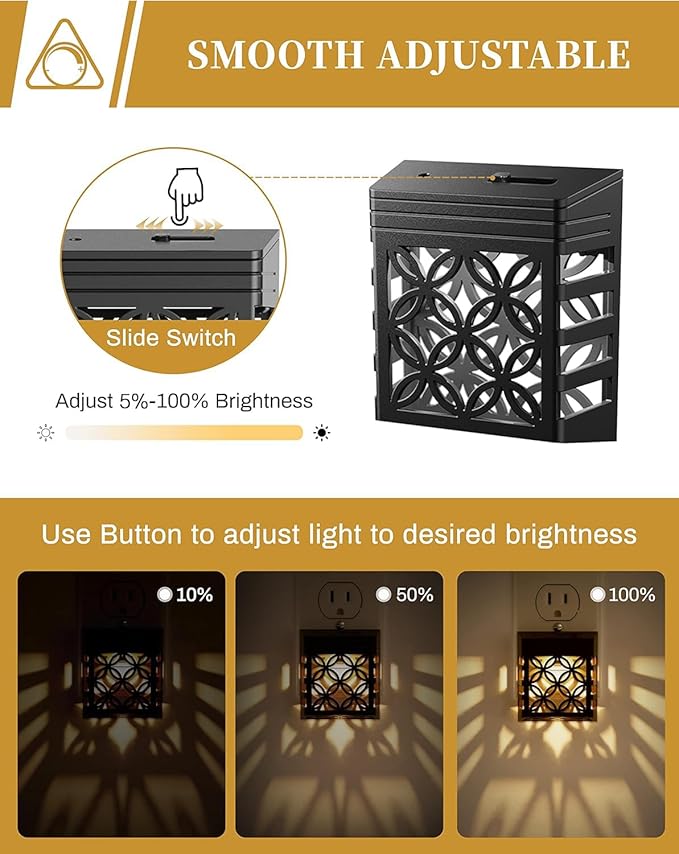DORESshop Plug in Night Light, Night Lights Plug Into Wall, Dusk to Dawn Sensor - Image 2