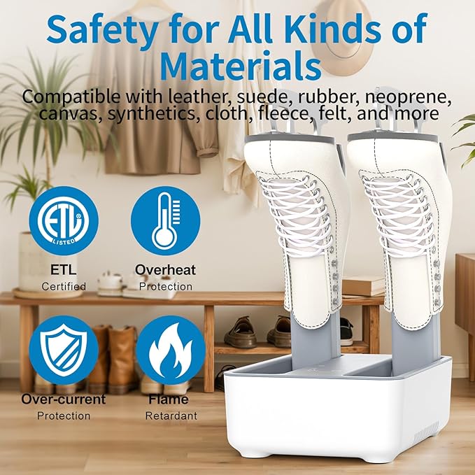 LAVIEAIR Boot Dryer Shoe Dryer for Work Boots Sneakers and Gloves, - Image 4
