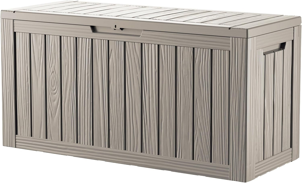 tarkari 80 gallon outdoor storage box waterproof, resin, main product view