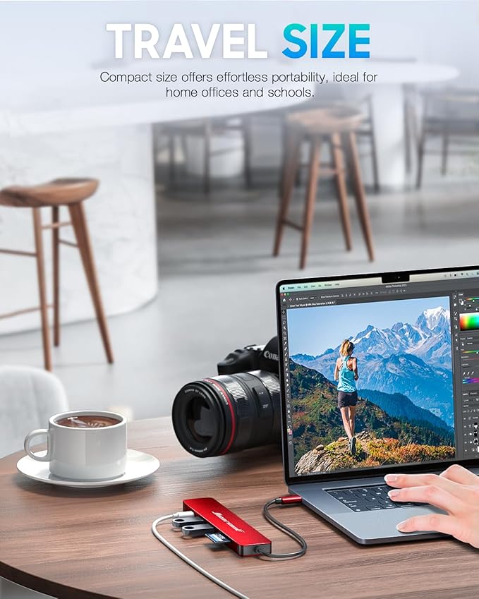 Hiearcool USB C Hub, USB-C to HDMI Multi-Port Adapter - Image 6