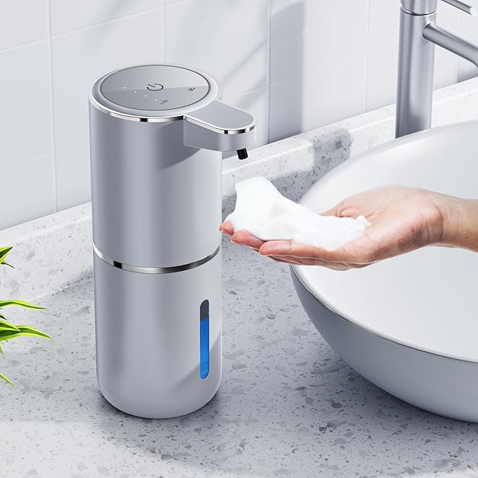 Automatic Foaming Soap Dispenser, 12.8oz/380ml Wall Mount Touchless Soap by Amyzavls