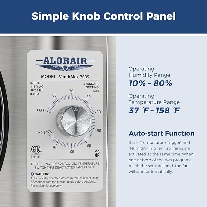 ALORAIR 780CFM Crawlspace Ventilation Fan - Image 4