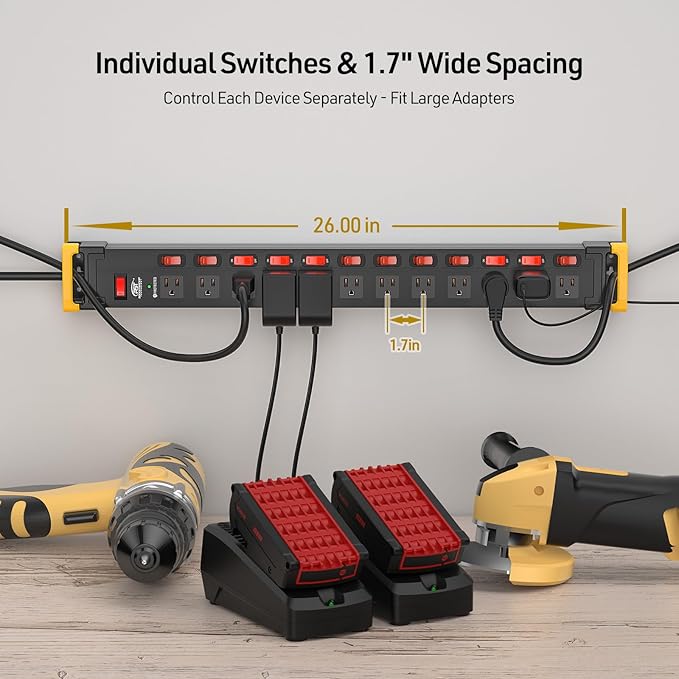 CRST Heavy Duty Metal Power Strip - Image 2