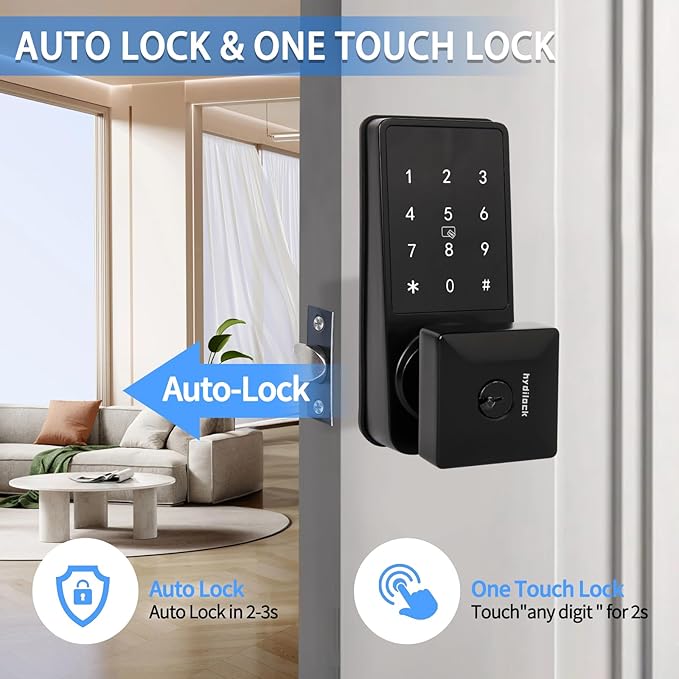 Smart Door Lock with Touchscreens, Door Locks - Image 3