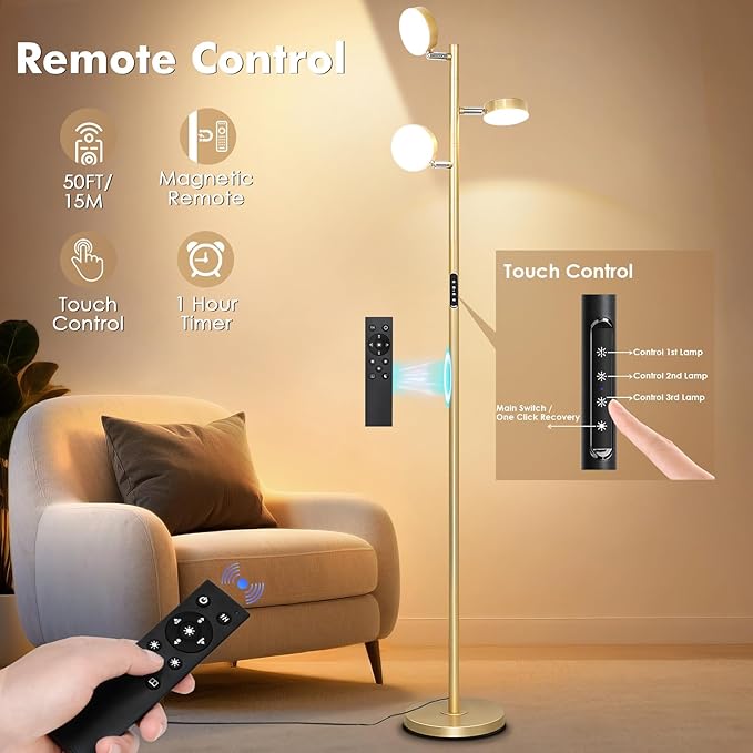 Benaep Tree Floor Lamp for Living Room - Image 2