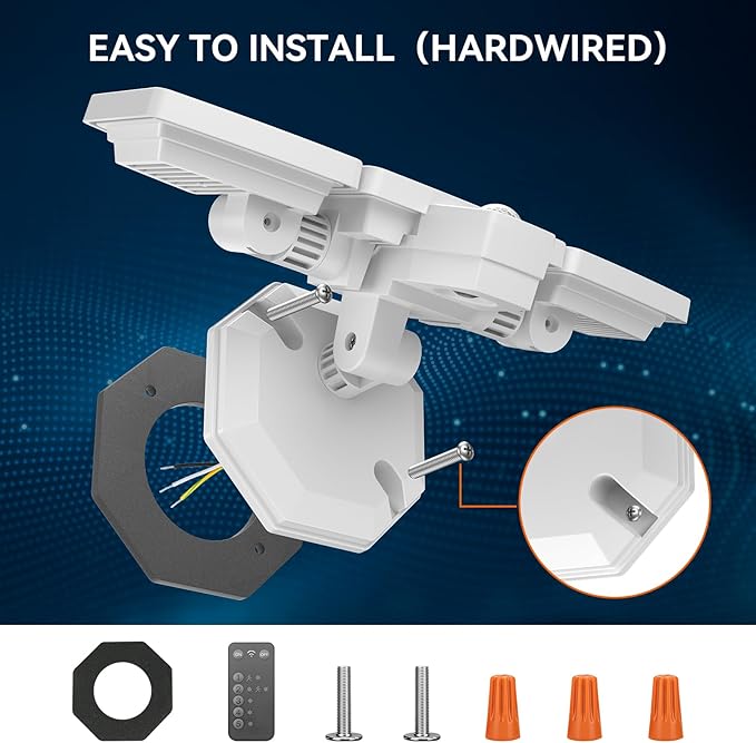 PURICH LED Security Lights Motion Sensor Outdoor Lights, 5000K Daylight - Image 9
