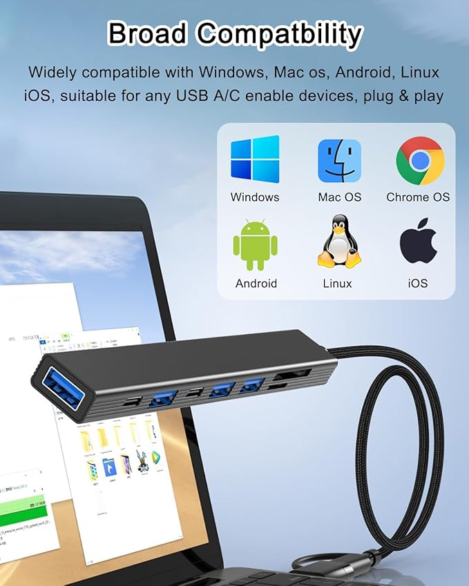 VIENON USB C Hub USB Hub 3.0 - Image 6