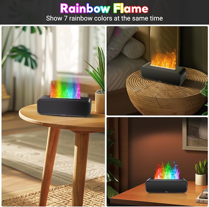 Essential Oil Diffuser, 250ml Flame Oil Diffuser - Image 4