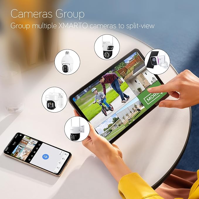 xmartO 2-in-1 QHD WiFi Home Security Camera - Image 7