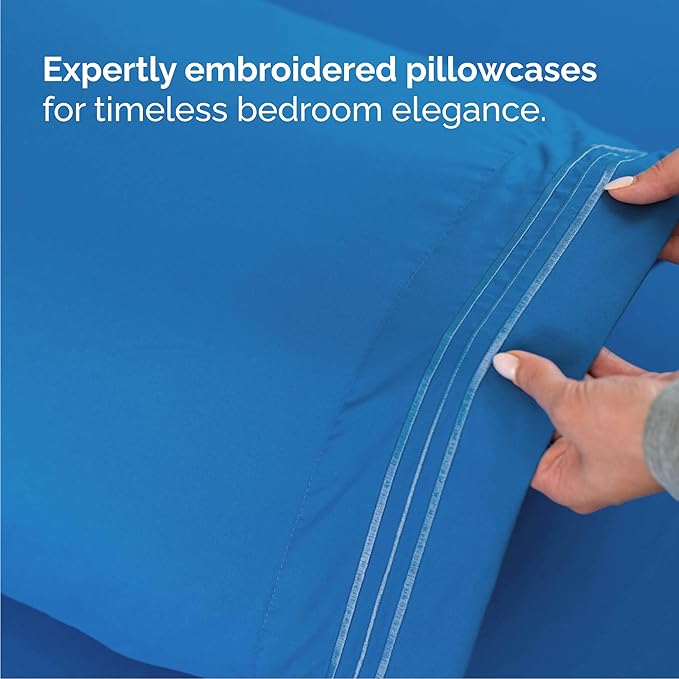 Queen Size 4 Piece Sheet Set - Image 6