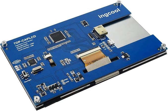 Ingcool 7 inch HDMI LCD 1024x600 Resolution Capacitive Touch Screen IPS Display - Image 6