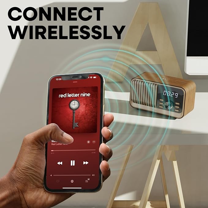Fuse Hark Bluetooth Radio Speaker | Wireless 10W Charger | FM Radio Speaker - Image 2