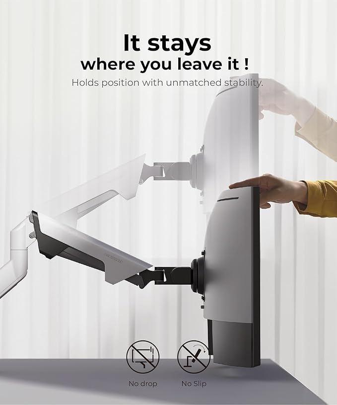 Modernsolid Heavy Duty Monitor Arm Desk Mount - Image 5