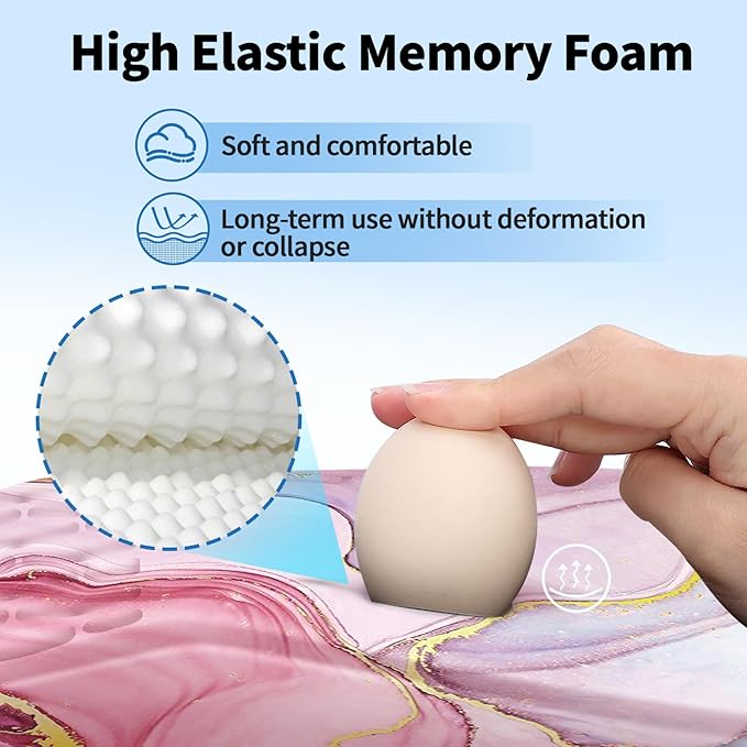YIWEI Ergonomic Mouse Pad with Wrist Rest - Image 3