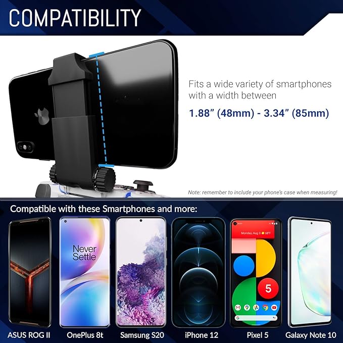 Orzly PS5 Controller Mobile Gaming Clip, DualSense Controller Phone Mount - Image 6